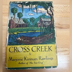 Cross Creek by Marjorie Kinnan Rawlings. 1942 “A” 1st Edition Hardcover Book.